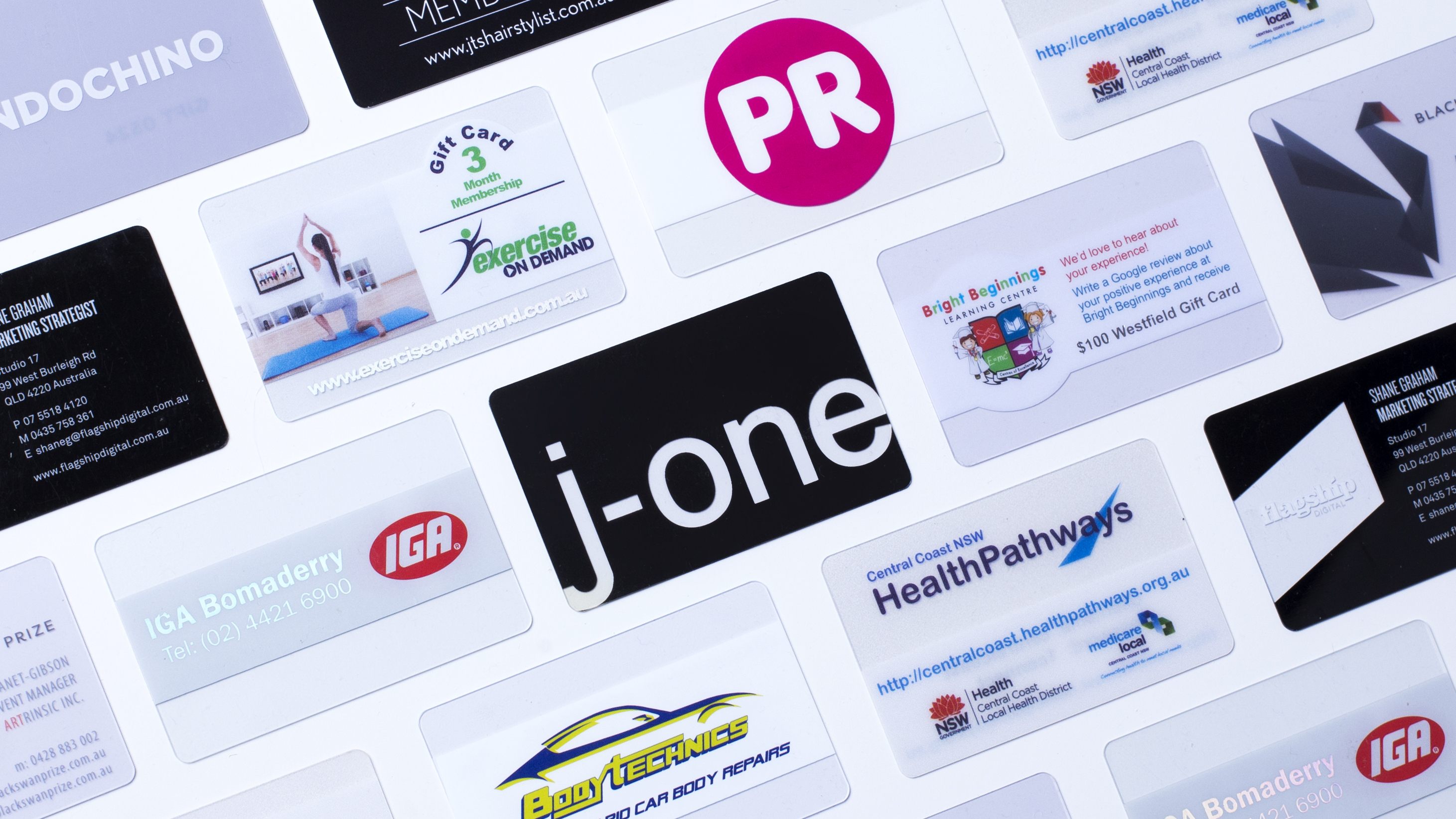 Custom plastic business cards